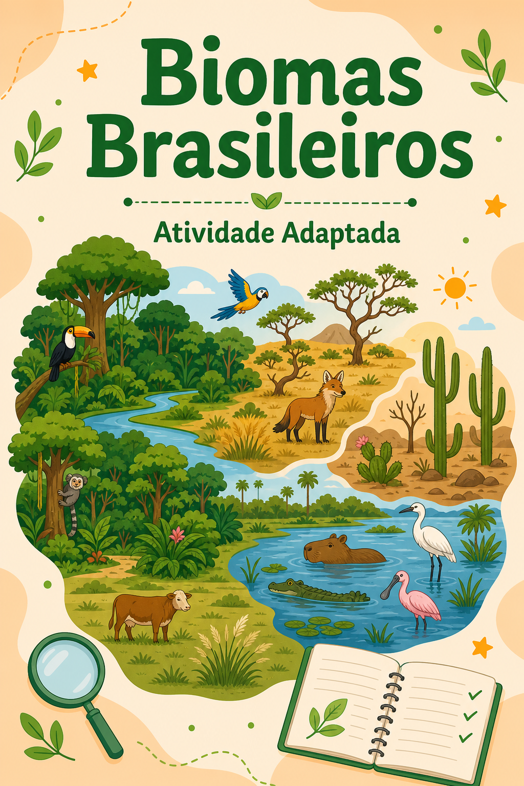 Capa de Atividade Adaptada- Biomas