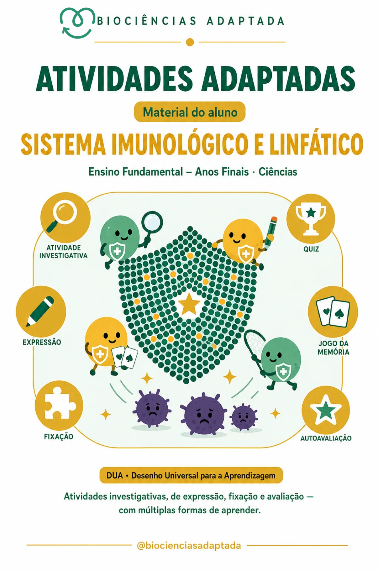 Capa de Atividade Adaptada- Sistema Imunologico