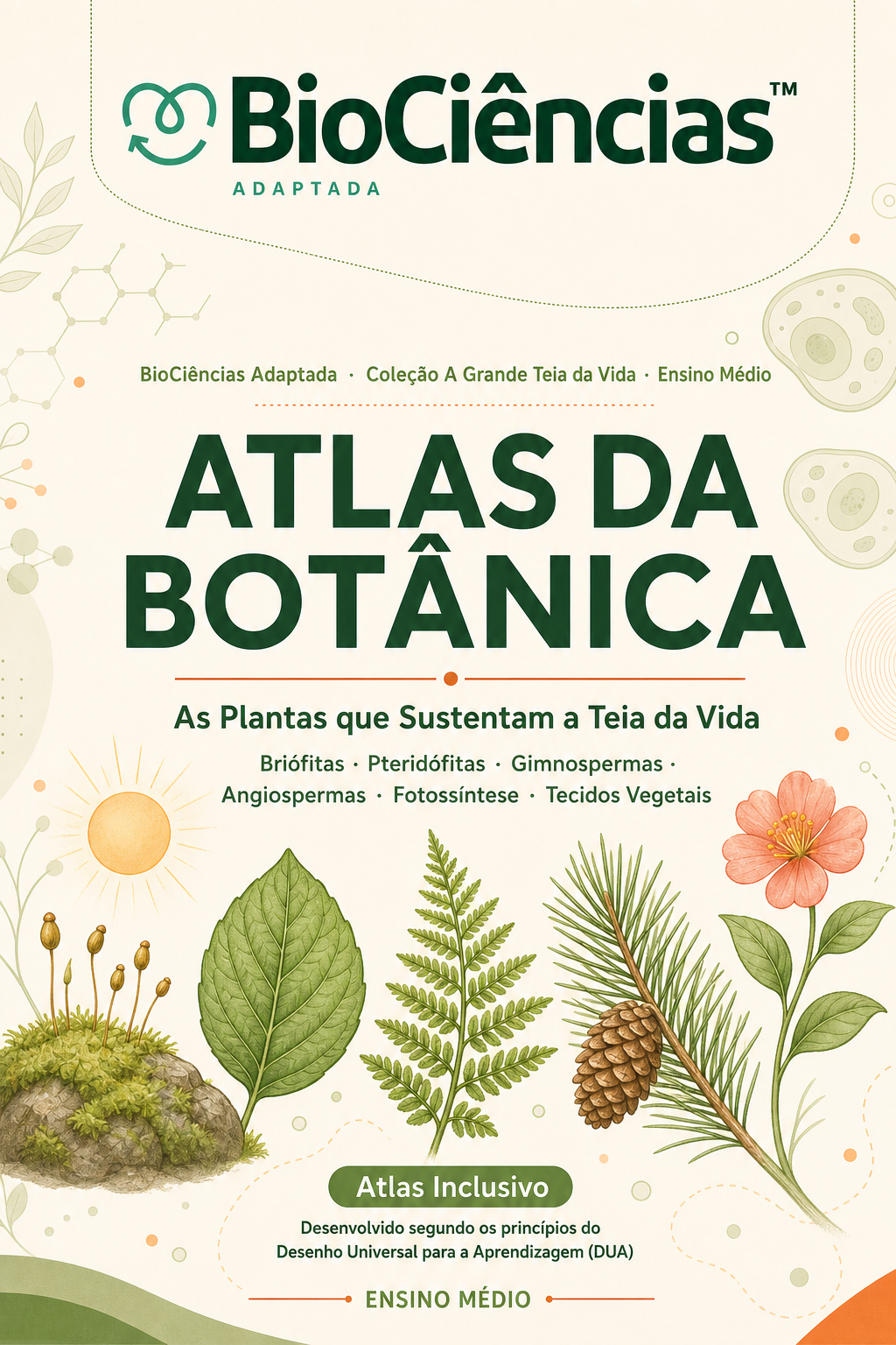 Capa de Atlas Inclusivo- Botânica