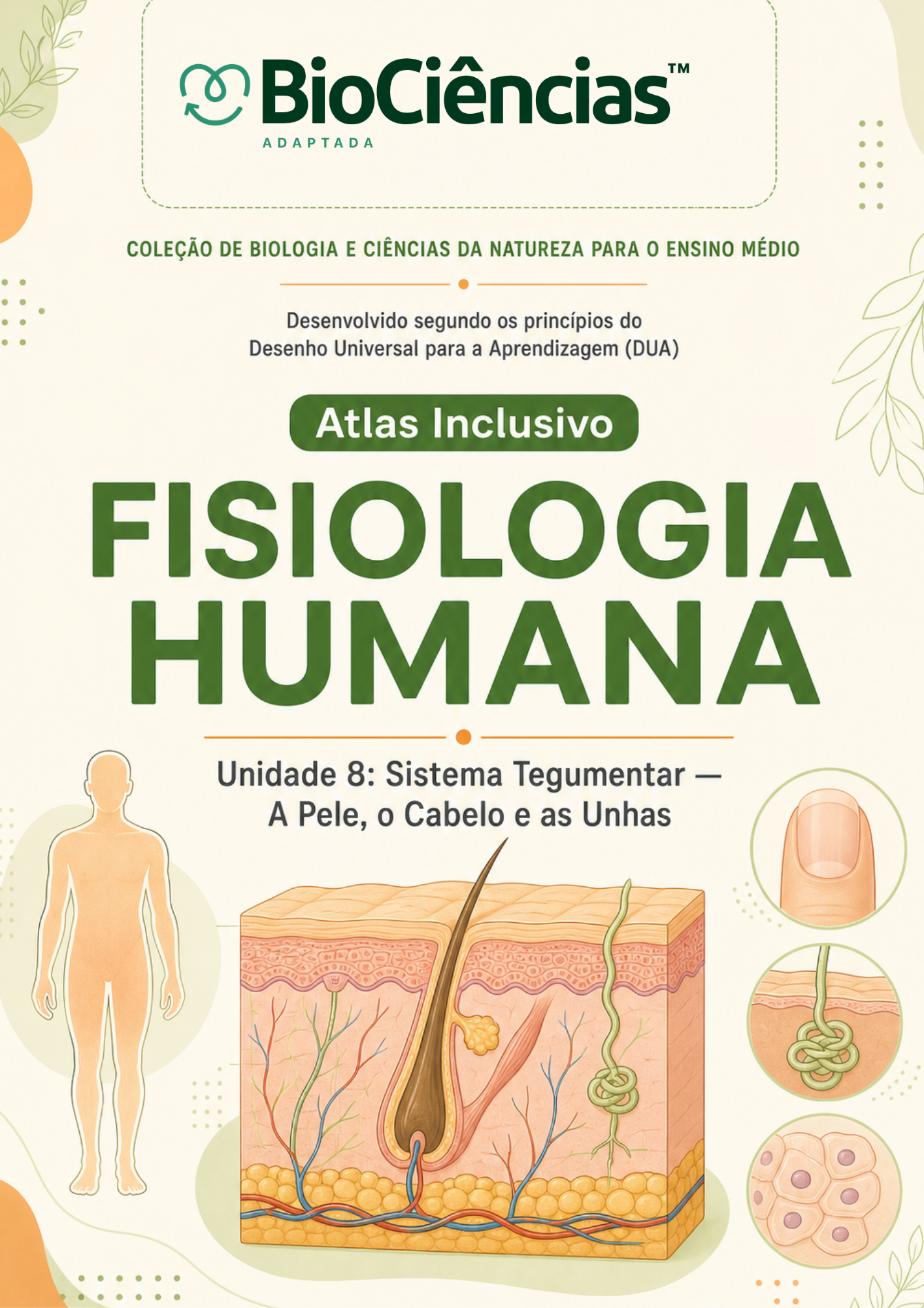 Capa de Atlas Inclusivo- Sistema Tegumentar