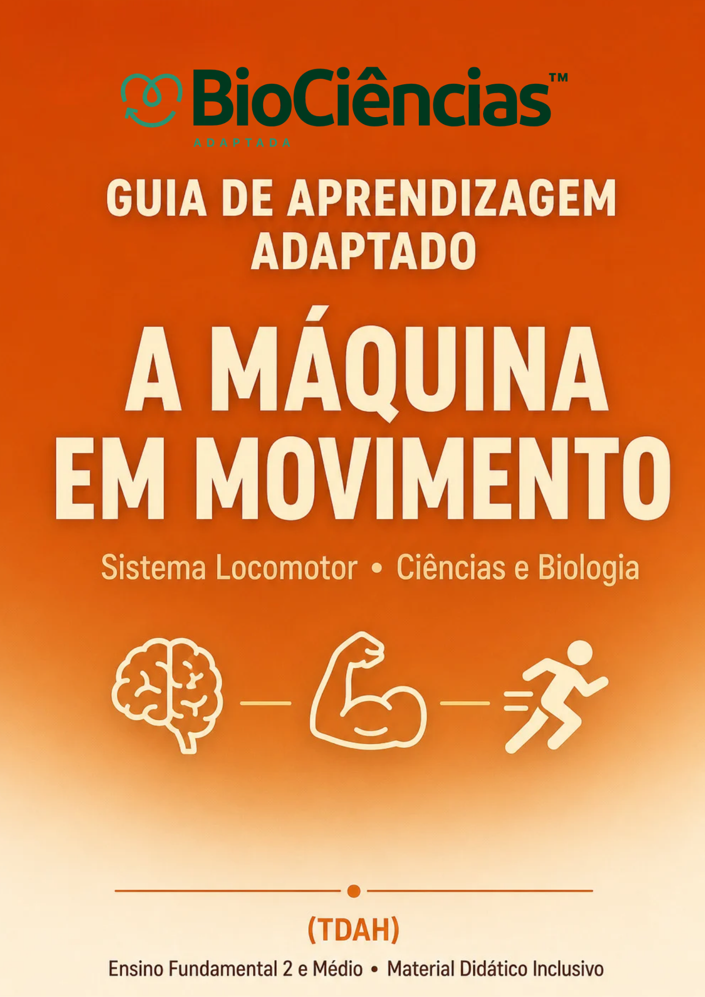 Capa de Guia de Aprendizagem Adaptada- A Maquina em Movimento