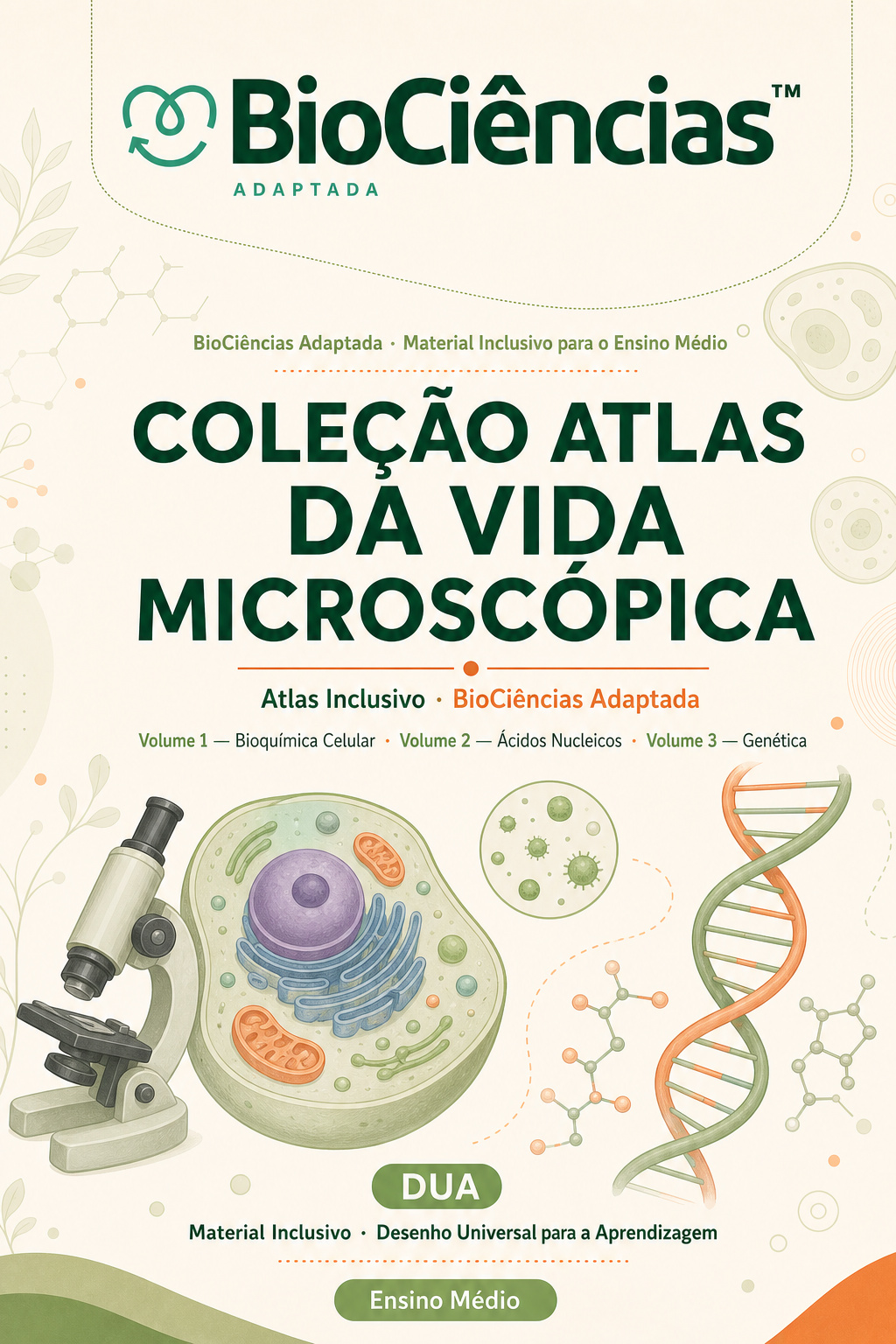 Capa de Kit Vida Microscópica- Bioquímica/ Ácidos Nucleicos/ Genética