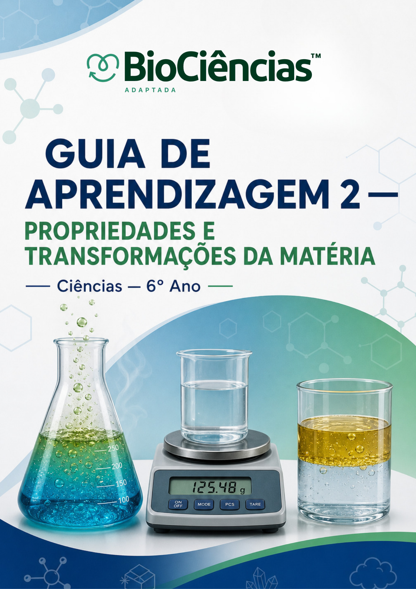 Capa de Guia 2: Propriedades e transformações da matéria